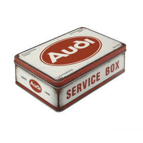 Audi Vorratsdose Keksdose Service Box Metall Motiv Audi Oval Nostalgic-Art