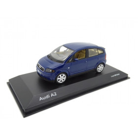 Audi A2 Modellauto Miniatur 1:43 Brilliantblau Minichamps limitierte Auflage