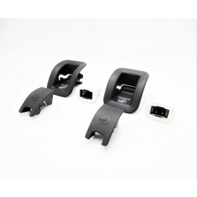 Original Audi A4 A5 B8 Montierhülsen Set für Kindersitz Isofix Abdeckung hinten