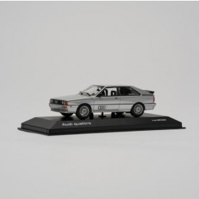 Audi quattro 1:43 Modellauto Miniatur Silber Minichamps limitierte Auflage
