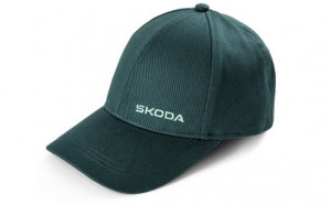 Skoda Baseballcap Baseballkappe Cap Kappe Mütze Emerald-Grün 000084300BC549