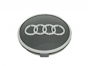 Original Audi Felgendeckel Nabendeckel Nabenkappe Radzierkappe grau 