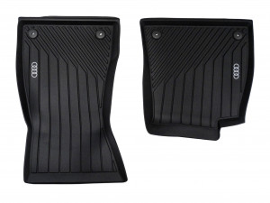 Original Audi A6 4P Avant Gummimatten Gummifußmatten Set vorne 4P1061501