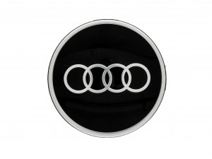 Original Audi Felgendeckel Nabendeckel Nabenkappe Radzierkappe schwarz