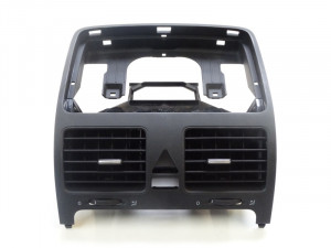  Original VW Golf V Luftdüse mitte Heizung Verkleidung schwarz