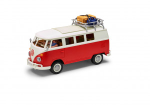 Original Volkswagen Playmobil T1 Camping Bus Spielzeugauto rot weiß