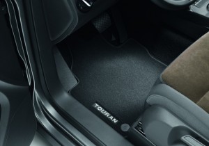 Original VW Touran Textilfußmatten Stoffmatten Premium vorn + hinten 