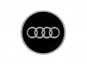 Original Audi Felgendeckel Nabendeckel Nabenkappe schwarz matt 