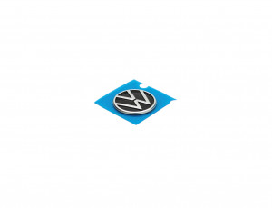 Original VW Schlüsselemblem Logo 10mm für Fahrzeugschlüssel