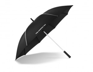 Audi Regenschirm quattro Stockschirm Schirm groß 120 cm schwarz weiß 