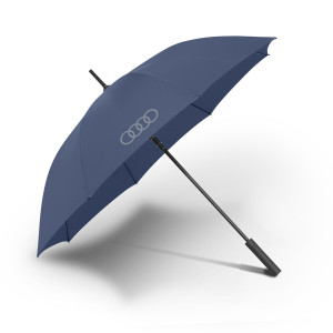 Audi Regenschirm Stockschirm Schirm Ringe 120 cm blau 3122600120