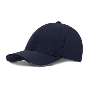 Audi Cap Premium Baseballcap Kappe Mütze Ringe Unisex nachtblau 