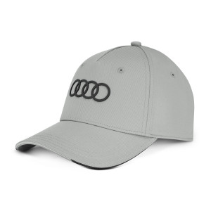 Audi Baseballcap Cap Kappe Mütze 3D Audi Ringe-Druck Unisex grau 3132402640