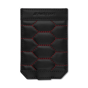 Audi Schlüsseletui Fahrzeugschlüsselhülle Tasche Leder schwarz 3152201400