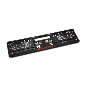 Audi Sport Kennzeichenhalter Nummernschildverstärkung Halterung 3291900100