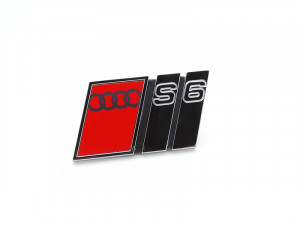 Audi S6 quattro Emblem Logo Schriftzug Zeichen für Kühlergrill 4A5853736C 2ZZ