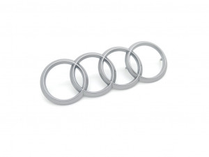 Original Audi Ringe Emblem Firmenschild Motorabdeckung Saugrohr 