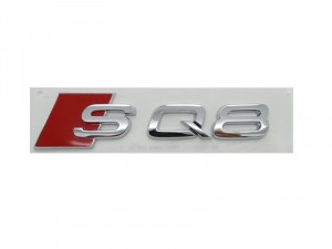 Original Audi SQ8 Schriftzug Emblem Logo Plakette Aufkleber chrom 4M8853735 2ZZ