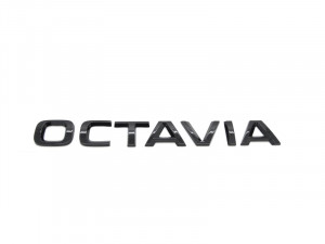 Original Skoda Octavia Schriftzug Logo Emblem schwarz Heckklappe 