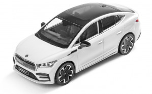Skoda Enyaq Coupè RS Modellauto Miniatur Metall 1:43 Moon-Weiß 5LE099300 S9R