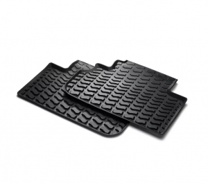 Original Audi Q5 SQ5 Gummimatten Gummifußmatten hinten schwarz - 80A061511A 041