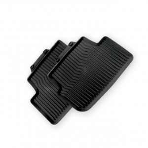 Original Audi A1 GB Gummifußmatten Gummimatten hinten schwarz 82A061511  041
