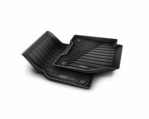 Original Audi Q6 e-tron Gummimatten Gummifußmatten schwarz vorne + hinten 4-tlg.