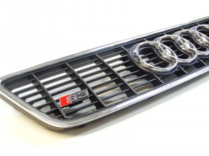  Original Audi S3 A3 8L Kühlergrill Sportgrill schwarz chrom