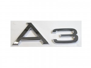Audi A3 8P Schriftzug Logo Emblem selbstklebend 