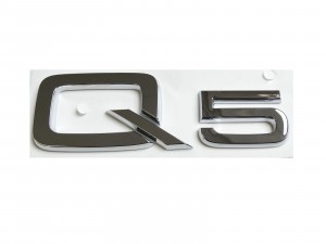 Original Audi Q5 Schriftzug Emblem Logo selbstklebend chrom