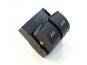 Original Audi A4 8E B6 Schalter Fensterheber links Soul Schwarz