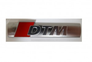 Original Audi DTM Schriftzug Emblem Logo Aufkleber selbstklebend 