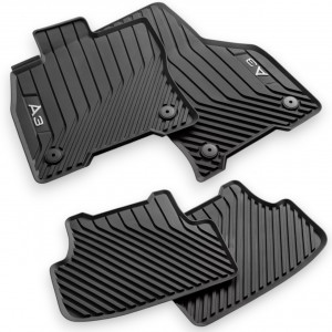 Original Audi A3 8Y Mild-Hybrid Gummimatten Gummifussmatten Set vorne + hinten