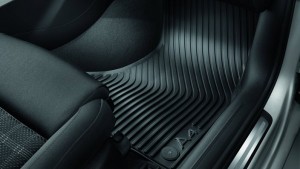 Original Audi A4 8K B8 Gummimatten Gummifussmatten vorne schwarz