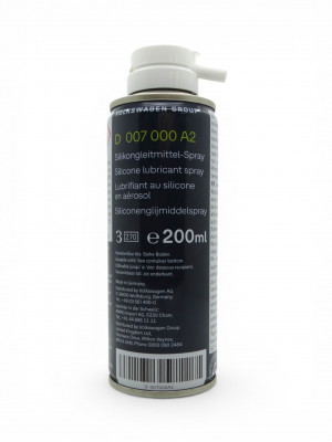 Original Volkswagen Silikongleitmittel-Spray Schmiermittel 200ml D 007000A2