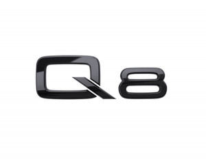 Original Audi Q8 Schriftzug Emblem Logo für Heckklappe schwarz 