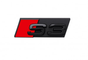 Original Audi S3 Schriftzug Emblem Logo für Kühlergrill schwarz 