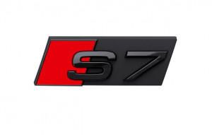 Original Audi S7 Schriftzug Emblem Logo für Kühlergrill schwarz 