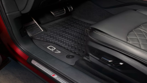  Original Audi Q7 4M Gummimatten Gummifußmatten vorn schwarz 