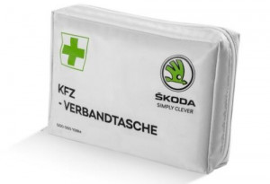 Original Skoda KFZ Auto Verbandtasche Verbandkasten nach DIN 13164 - 000093108G