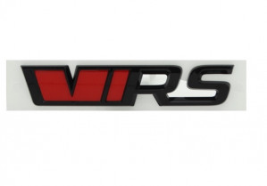Original Skoda Octavia VRS Emblem Logo Schriftzug hinten schwarz 