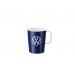 VW Tasse Becher Kaffeetasse Kaffeebecher Porzellanbecher blau weiß