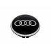 Original Audi Felgendeckel Nabendeckel Nabenkappe Radzierkappe schwarz