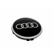 Original Audi Felgendeckel Nabendeckel Nabenkappe Radzierkappe schwarz