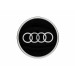Original Audi Felgendeckel Nabendeckel Nabenkappe Radzierkappe schwarz