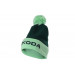 Skoda Eishockeymütze Wintermütze Strickmütze Bommelmütze Unisex grün 6U0084303A