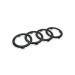 Original Audi Q7 Ringe Emblem Schriftzug Kühlergrill anthrazit 4M0853605B 716