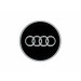 Original Audi Felgendeckel Nabendeckel Nabenkappe schwarz matt 