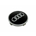 Original Audi Felgendeckel Nabendeckel Nabenkappe schwarz matt 