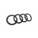 Original Audi Q7 Ringe Emblem Schriftzug Kühlergrill anthrazit 4M0853605B 716